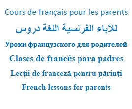 Cours de français langue seconde pour les parents