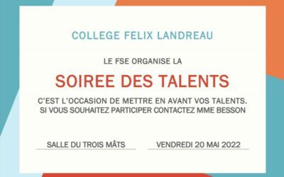 Soirée des talents du 20 mai 2022